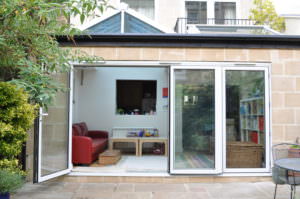 aluminium bi-folding doors croydon